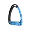 Tech Venice Sloped Evo Safety Stirrups-Black/Blue